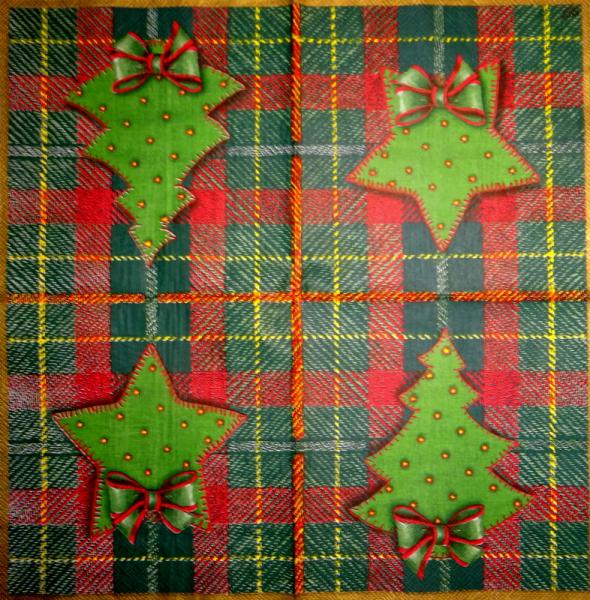 195 Christmas Flowers - 3-ply (red) - Ihr